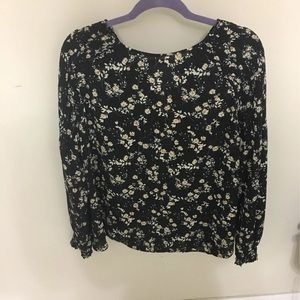 Ana long sleeve floral top